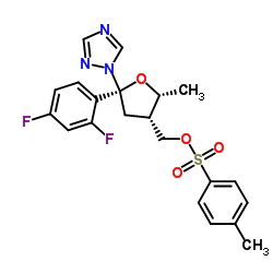 (5R-cis)-Toluene-4-sulfonic acid 5-(2,4-difluorophenyl)-5-(1H-1,2,4-triazol-1-yl)methyltetrahydrofuran-3-ylmethyl ester