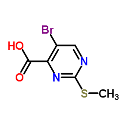 5-Bromo-2-(methylsulfanyl)-4-pyrimidine-carboxylic acid