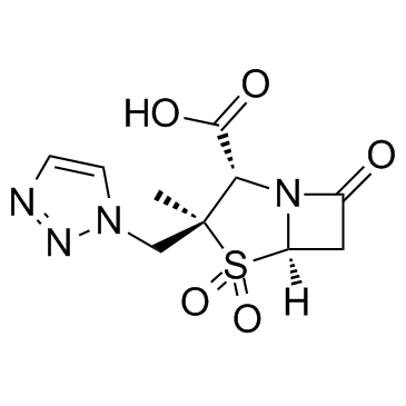 (2S,3S,5R)-3-((1H-1,2,3-Triazol-1-yl)methyl)-3-methyl-7-oxo-4-thia-1-azabicyclo[3.2.0]heptane-2-carboxylic acid 4,4-dioxide