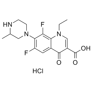 Lomefloxacin hydrochloride