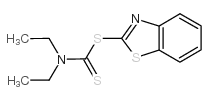 DIETHYLDITHIOCARBAMIC ACID 2-BENZOTHIAZOLYL ESTER