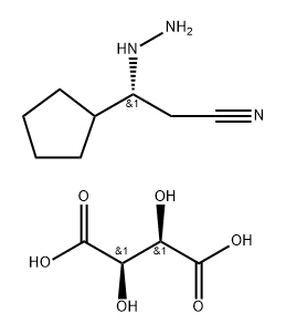 (R)-3-环戊基-3-肼基丙腈-L-酒石酸盐