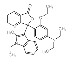 7-[4-(diethylamino)-2-ethoxyphenyl]-7-(1-ethy1-2-methylindol-3-yl)furo[3,4-b]pyridin-5-one