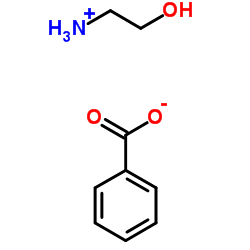 benzoic acid, compound with 2-aminoethanol (1:1)