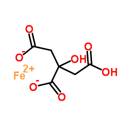 citric acid, iron(2+) salt