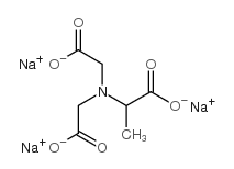 N,N-BIS(CARBOXYLATOMETHYL)ALANINETRISODIUMSALT