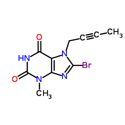 8-Bromo-7-(but-2-yn-1-yl)-3-methyl-3,7-dihydro-1H-purine-2,6-dione