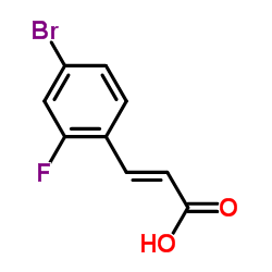 4-Bromo-2-fluorocinnamic acid