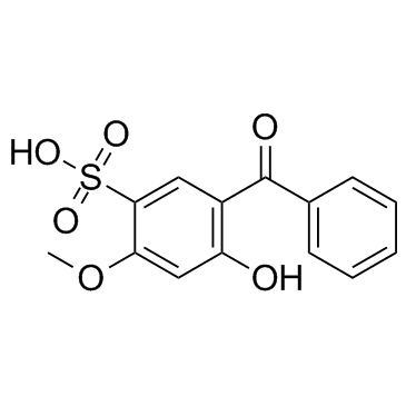 2-benzoyl-5-methoxy-1-phenol-4-sulfonic acid